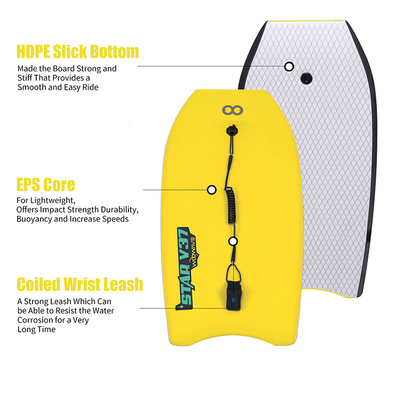 WOOWAVE 33&quot; 37&quot; 42&quot; Bodyboard PROFESSIONAL Level Of Practice EPS Design Leash Συμπεριλαμβανομένου