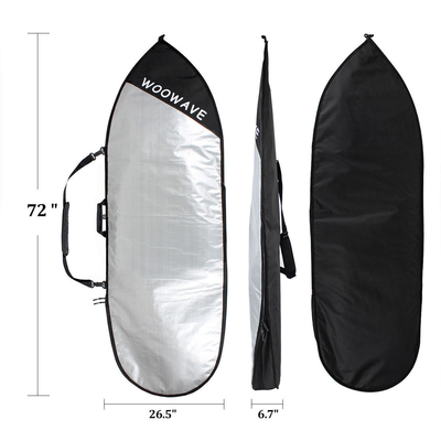 Ανθεκτική Woowave Προσαρμοσμένη Longboard SUP τσάντα κάλυψη Τσάντα μεταφοράς με 1,51kgs ελαφρύ βάρος