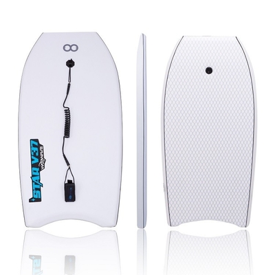 Σκληρό και ανθεκτικό 37 ιντσών WOOWAVE Bodyboard για σέρφινγκ Επαγγελματικό σχεδιασμό σε γκρι