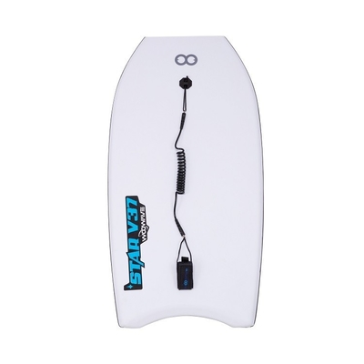 Σκληρό και ανθεκτικό 37 ιντσών WOOWAVE Bodyboard για σέρφινγκ Επαγγελματικό σχεδιασμό σε γκρι