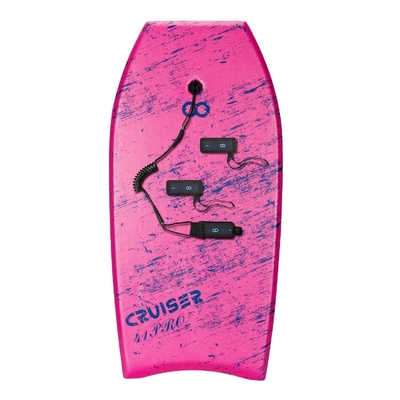 41 ιντσών Παιδιά Swim Surfboard Ροζ Body Board Bodyboard με λουρί EPS XPE υλικό HDPE
