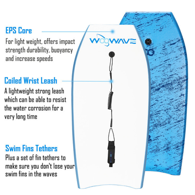 Αναβαθμίστε το παιχνίδι σου Woowave EPS XPE HDPE Foam Board Bodyboard με Surf Leash