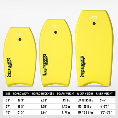 Ελαφρύ 6 πόδια 37 'Surfboard Foam Body Board για πισίνα και τον ωκεανό 1.8lbs βάρος της σανίδας
