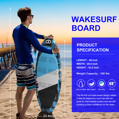 Επαγγελματική 49' Wakesurf Fiberglass Stand Up Paddle Board για τους λάτρεις του σέρφινγκ